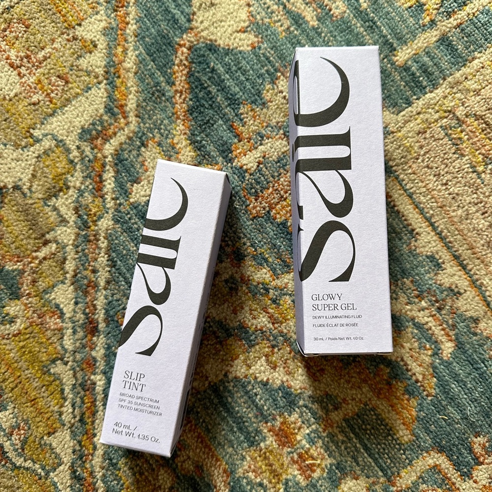 Saie Slip Tint + Glowy Super Gel